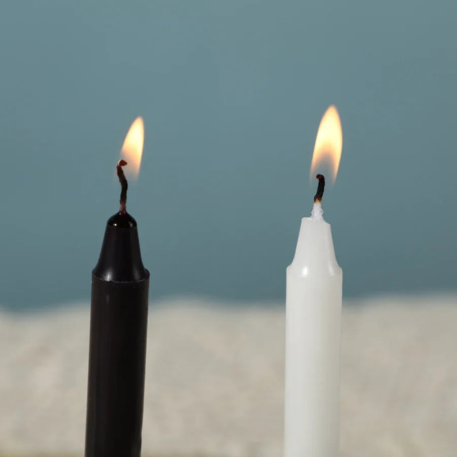 12pc/box Unscented Assorted Colors Candles, Great for Emergency lighting, Christmas Decor, Rituals, Spells, Wax Play