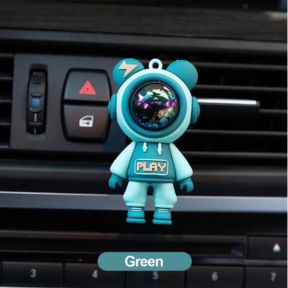 Car Air Freshener Astronaut Vent Clip – Long‑Lasting Fragrance, Decorative Car Accessory, Silicone  Mount